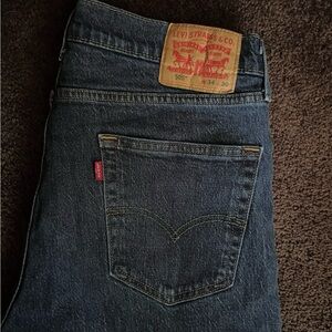 Levi's 505 Men's Dark Blue Straight Jeans